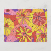 Carte Postale Jardin floral futuriste (Devant)