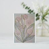 Carte Postale Jardin Floral Multimédia (Debout devant)
