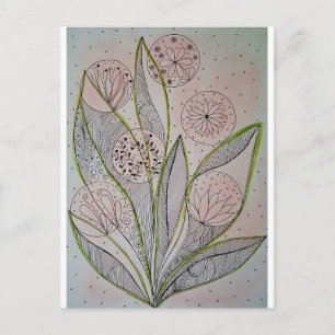 Carte Postale Jardin Floral Multimédia