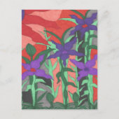 Carte Postale Jardin floral Twilight (Devant)