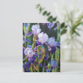 Carte Postale Jardin Flower Iris (Debout devant)