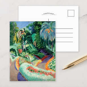 Carte Postale Jardin   Francisco Iturrino