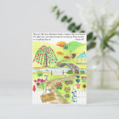 Carte postale Jardin Inspiration (Debout devant)