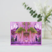 Carte postale Jardin Japonais Violet (Debout devant)