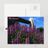 Carte Postale Jardin Lupine (Devant / Derrière)