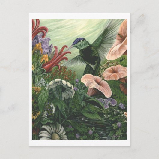 Carte Postale Jardin magnifique (Devant)