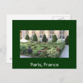Carte Postale Jardin Maze de Paris (Devant / Derrière)