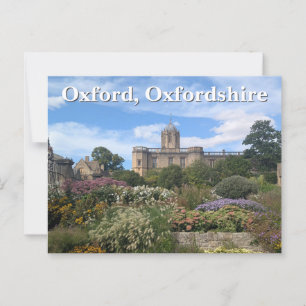 Carte Postale Jardin mémorial de Christ Church, Oxford