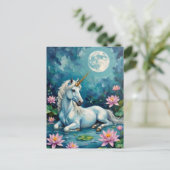 Carte Postale Jardin mystique de la licorne (Debout devant)