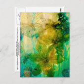 Carte Postale "Jardin mystique - Rayons d'or" Lyrical original (Devant / Derrière)