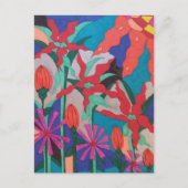 Carte Postale Jardin nocturne gras (Devant)