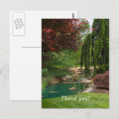 Carte Postale Jardin paisible (Devant / Derrière)