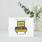 Carte Postale Jardin partout (Debout devant)