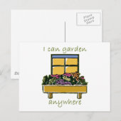 Carte Postale Jardin partout (Devant / Derrière)