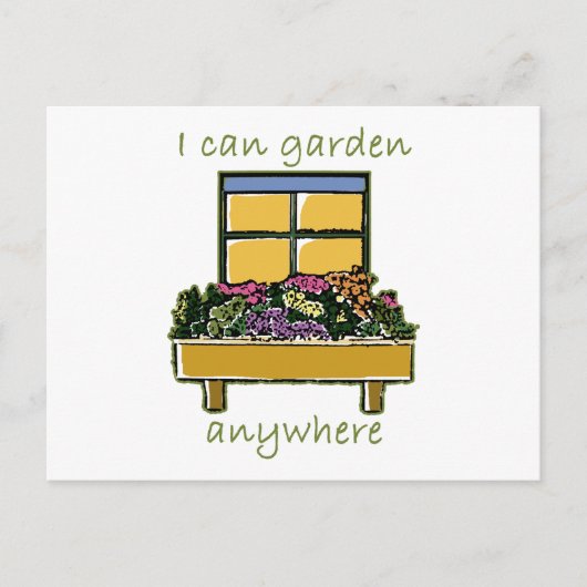 Carte Postale Jardin partout (Devant)
