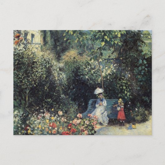 Carte Postale Jardin Pontoise Camille Pissarro (Devant)