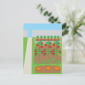 Carte Postale Jardin potager (Debout devant)