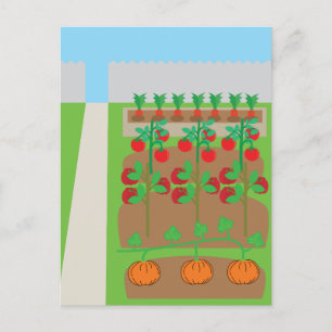 Carte Postale Jardin potager