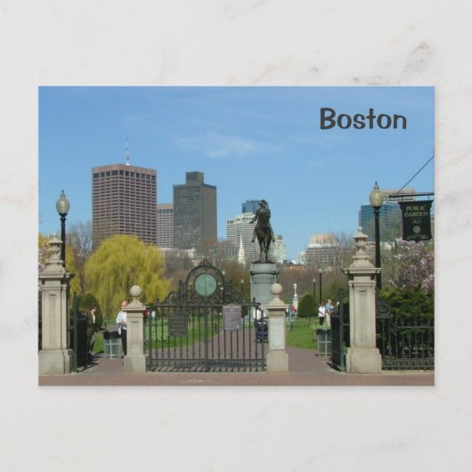 Carte Postale Jardin public (Devant)