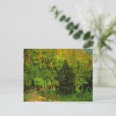 Carte Postale Jardin public Arles Van Gogh Art (Debout devant)