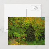 Carte Postale Jardin public Arles Van Gogh Art (Devant / Derrière)