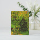Carte Postale Jardin public Arles Van Gogh Art (Debout devant)