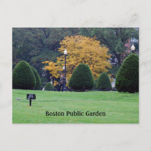 Carte Postale Jardin public de Boston