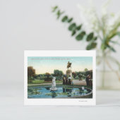 Carte Postale Jardin public de Boston vue de Vénus au bain (Debout devant)