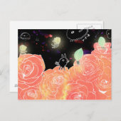 Carte Postale Jardin rose 2014 (Devant / Derrière)