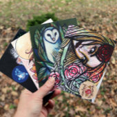 Carte Postale Jardin Rose déesse Rose Jardin