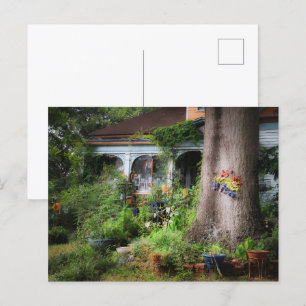Carte postale JARDIN RUSTIQUE