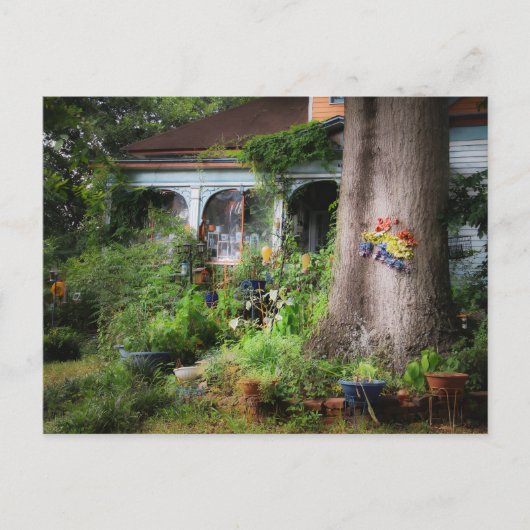 Carte postale JARDIN RUSTIQUE (Devant)