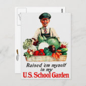 Carte Postale Jardin scolaire (Devant / Derrière)