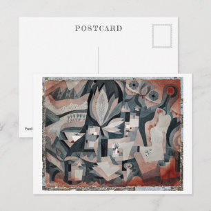 Carte Postale Jardin sec et frais Paul Klee