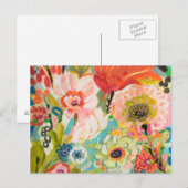 Carte Postale Jardin secret Floral III (Devant / Derrière)