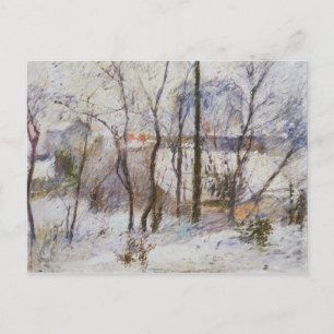 Carte Postale Jardin sous neige, 1879