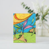 Carte postale, Jardin Summer Fun (Debout devant)