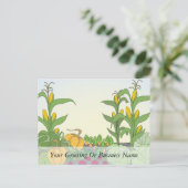 Carte Postale Jardin végétal (Debout devant)