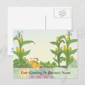 Carte Postale Jardin végétal (Devant / Derrière)