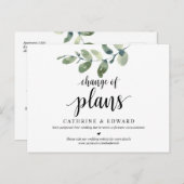 Carte Postale Jardin verdoyant, Faire-part, Reporté (Devant / Derrière)