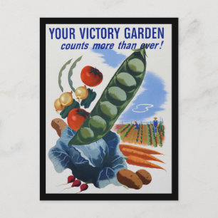 Carte Postale Jardin Victory