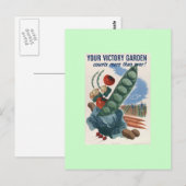 Carte Postale Jardin Victory (Devant / Derrière)
