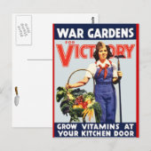 Carte Postale Jardin Victory (Devant / Derrière)