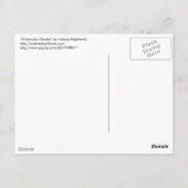 Carte Postale Jardin Watercolor (Dos)