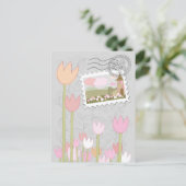 Carte Postale Jardin Whimsical Magic Village (Debout devant)