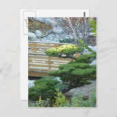Carte Postale Jardin zen (Devant / Derrière)