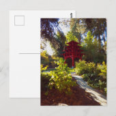 carte postale jardin zen (Devant / Derrière)