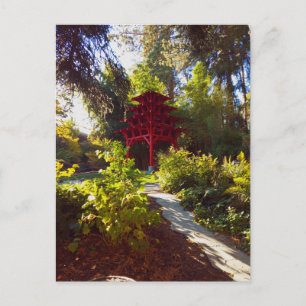 carte postale jardin zen