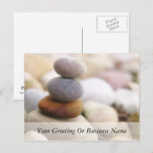 Carte Postale Jardin Zen Rock (Devant / Derrière)