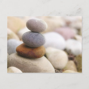 Carte Postale Jardin Zen Rock